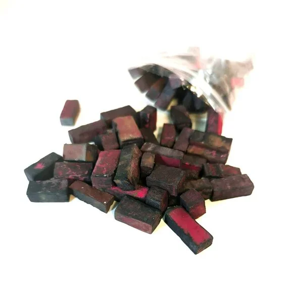 Custom Distressed Red Bricks 1/12 Scale For Action Figures, Dioramas, Dollhouses - Picture 2 of 5